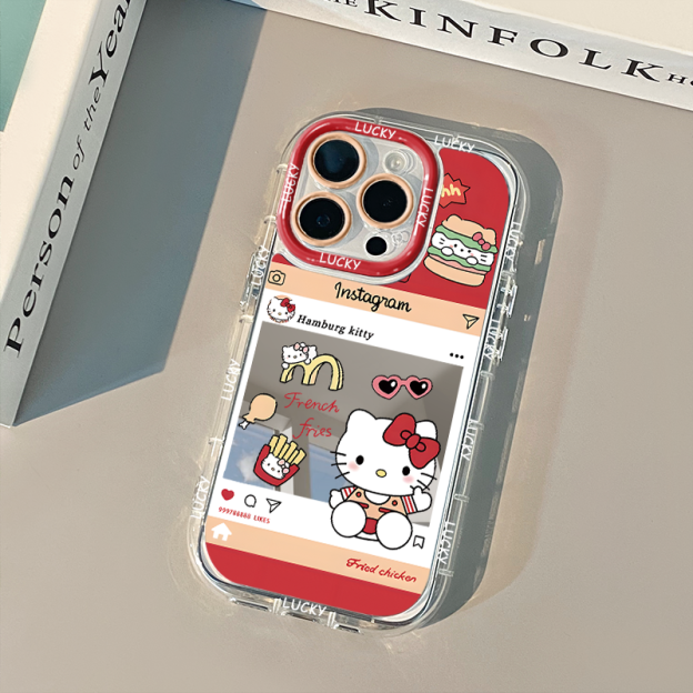 HK Dopamine Mirror Phone Case for iPhone - Kawaii Reflective Sparkle Design 03250409