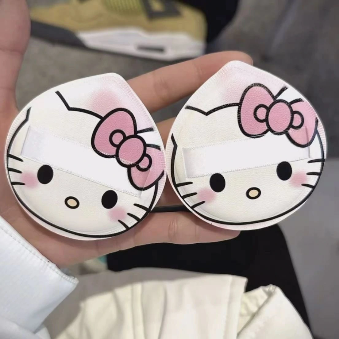 2PCS HK Powder Puff - Soft Cotton Candy Sponge for Makeup