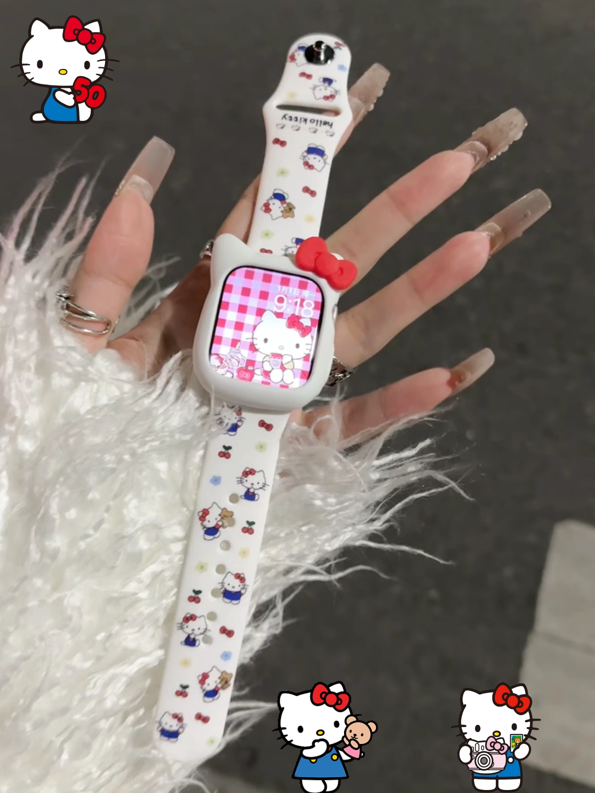 Hello Kitty Apple Watch Band - Cute and Comfortable