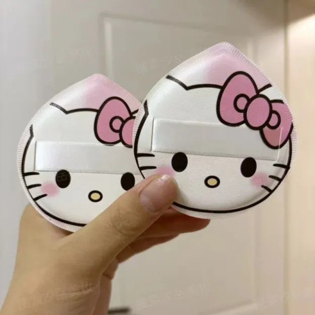 2PCS HK Powder Puff - Soft Cotton Candy Sponge for Makeup