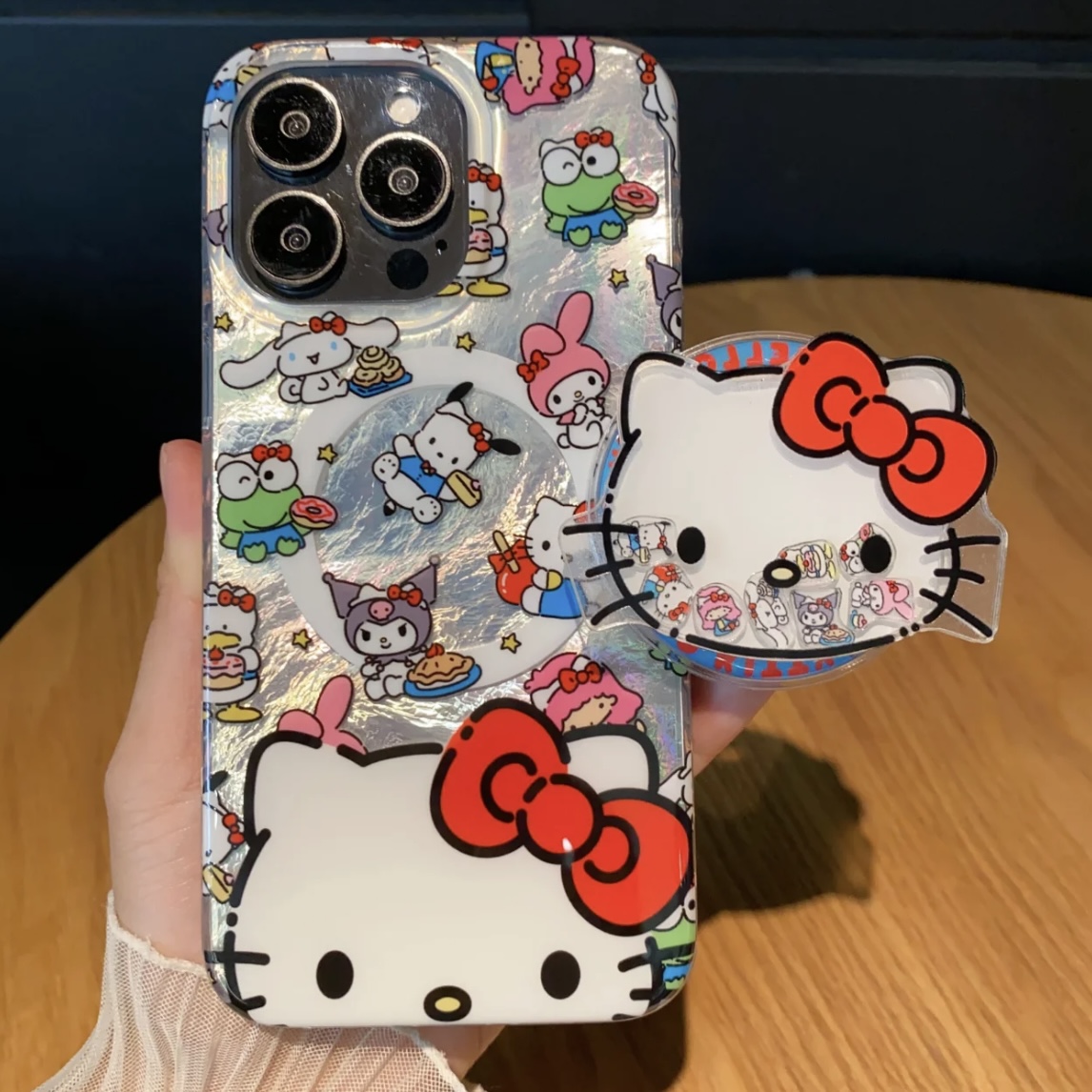 HK Magnetic Phone Case (MagSafe Magnetic Wobble Phone Stand) 