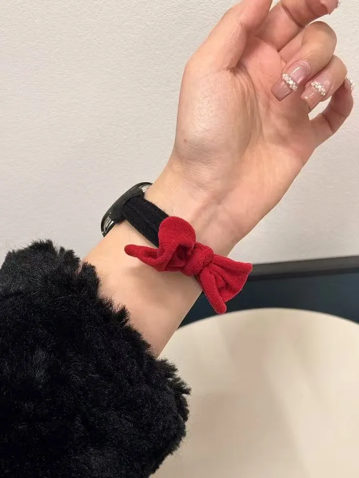 [Copy]HK Red Bow Black Apple Watch Band – Cute & Stylish Replacement Strap 01010525