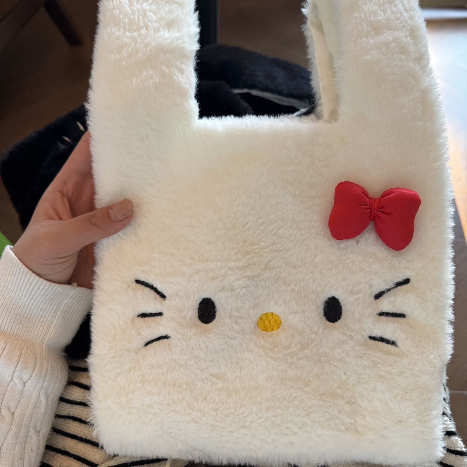 HK Face Fuzzy Bag