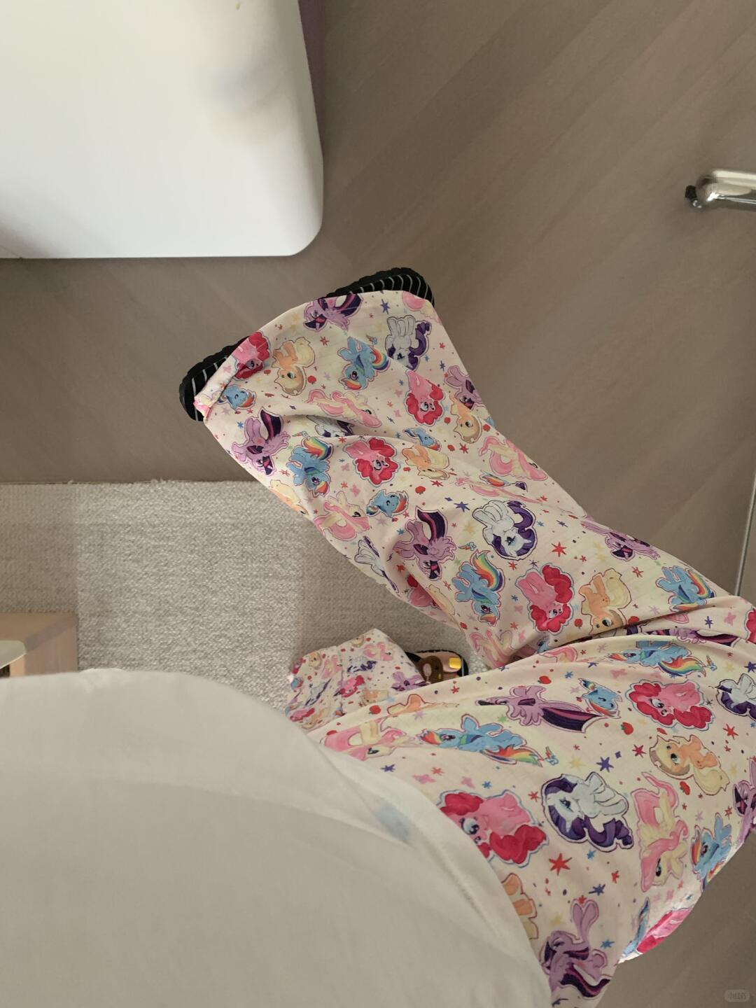 MLP Cartoon Pony Lounge Pants, Cute Summer Pajama Bottoms, Casual Homewear Trousers for Women