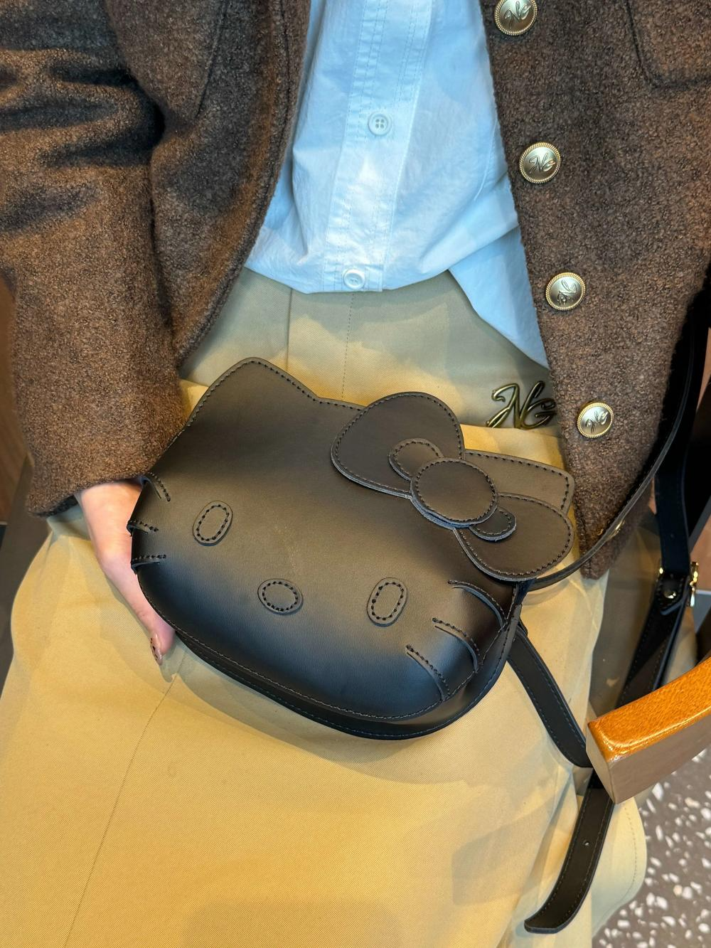 HK Shaped Leather Bags Collection - Split Leather Cambridge Bag, Crossbody Bag & Backpack