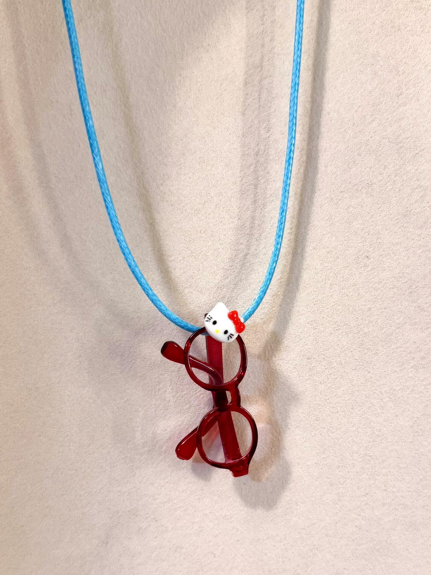HK Pendant Necklace - 43cm (17") Kawaii Charm Chain for Daily Wear