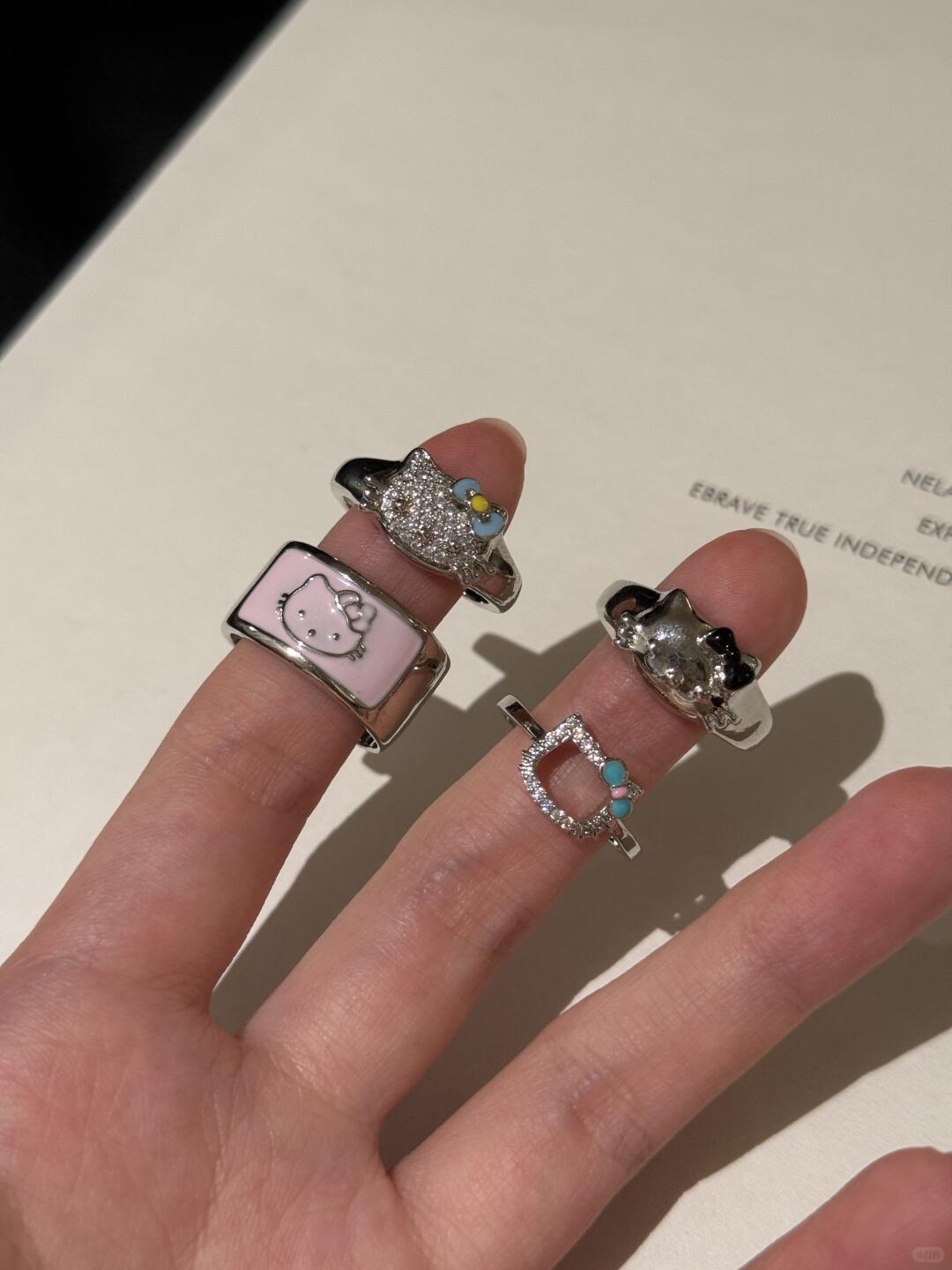 アクセサリー 00s LED RECHWE ring japanese label y2k リング(2003-AR1047)