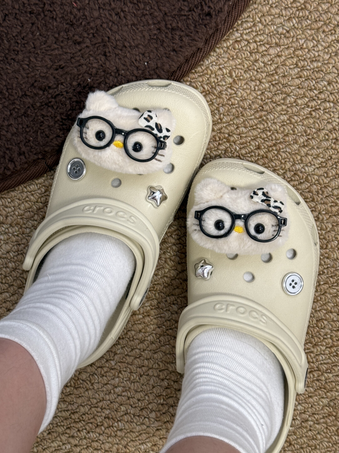 HK Glasses Shoe Charm Set - DIY Decor for Crocs & Clogs 01250701