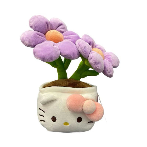 HK Plush Potted Plant Decoration