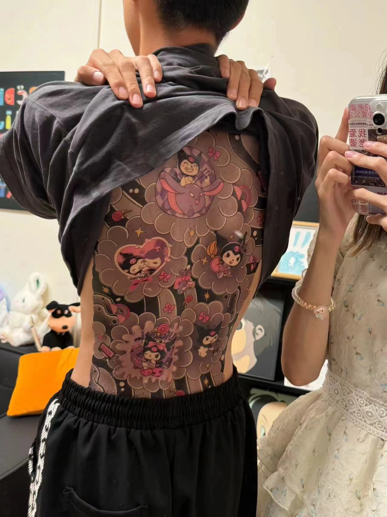 Kuro Full Arm Temporary Tattoo Sticker