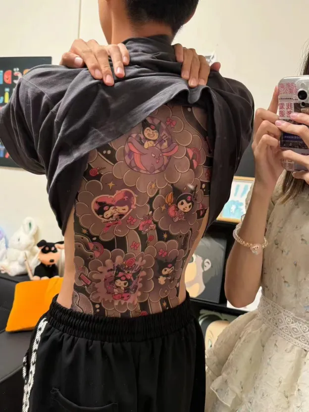 Kuro Full Arm Temporary Tattoo Sticker