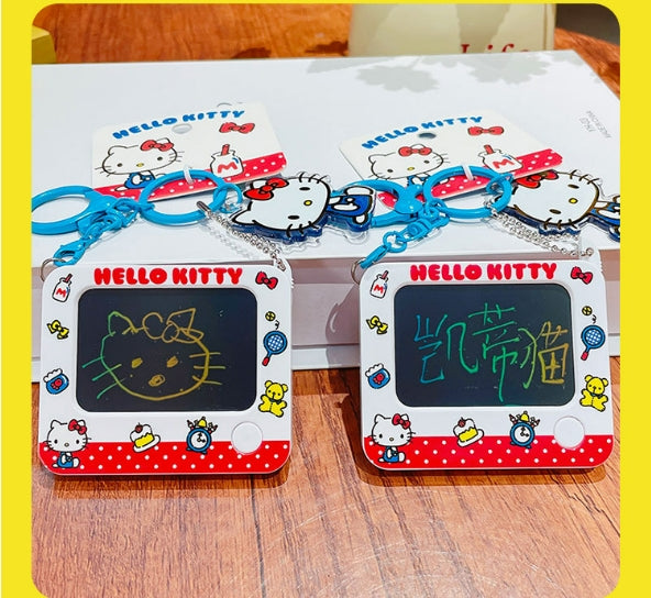 HK Keychain Small drawing board keychain Small TV keychain
