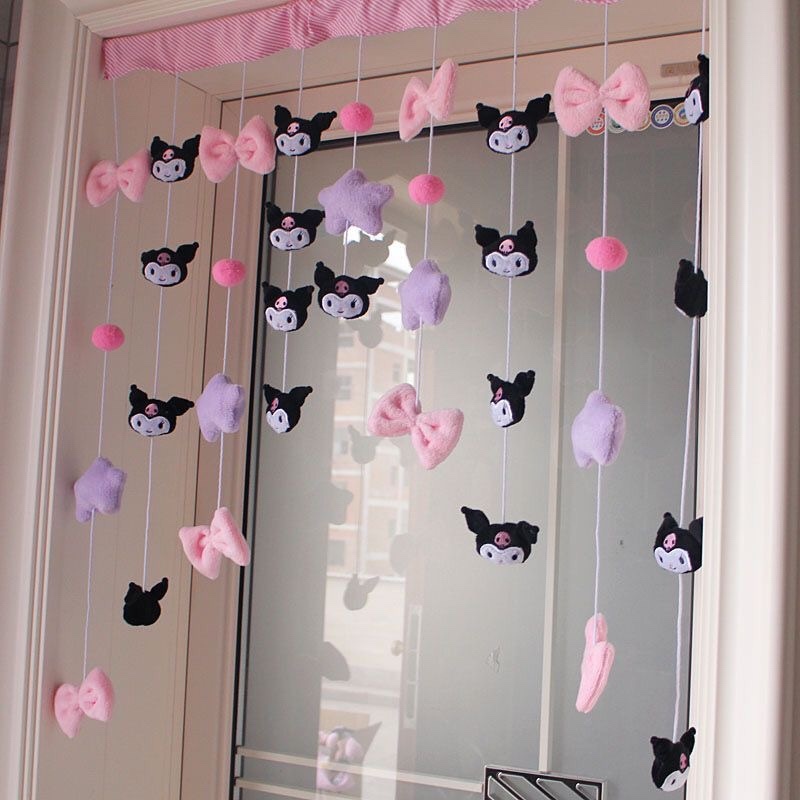 Sanrio Character Cute Door Curtain: Adorable Room Divider ML2364