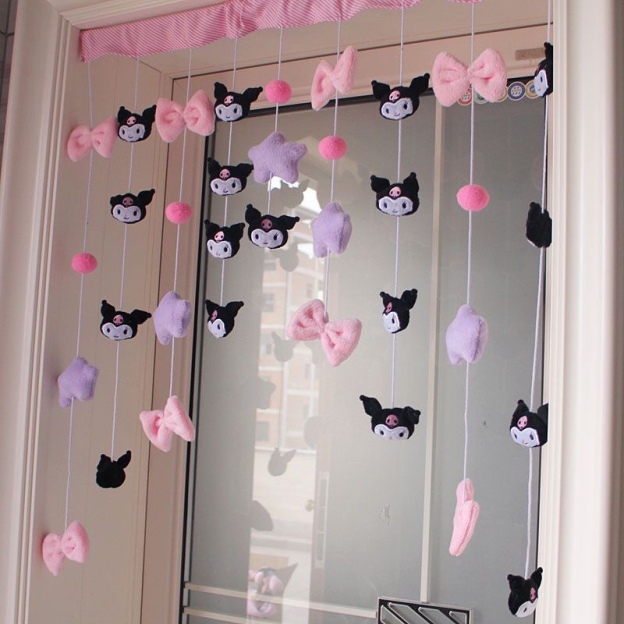 Sanrio Character Cute Door Curtain: Adorable Room Divider ML2364