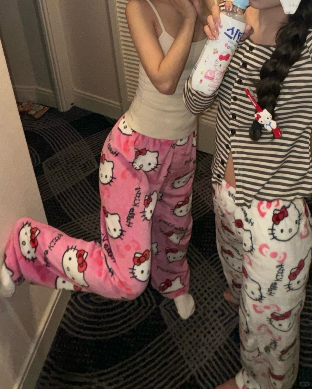 HK Coral Fleece Home Warm Pajama Pants