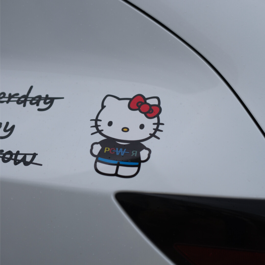 Realistic Plush HK Car & Luggage Decorative Stickers 03250617