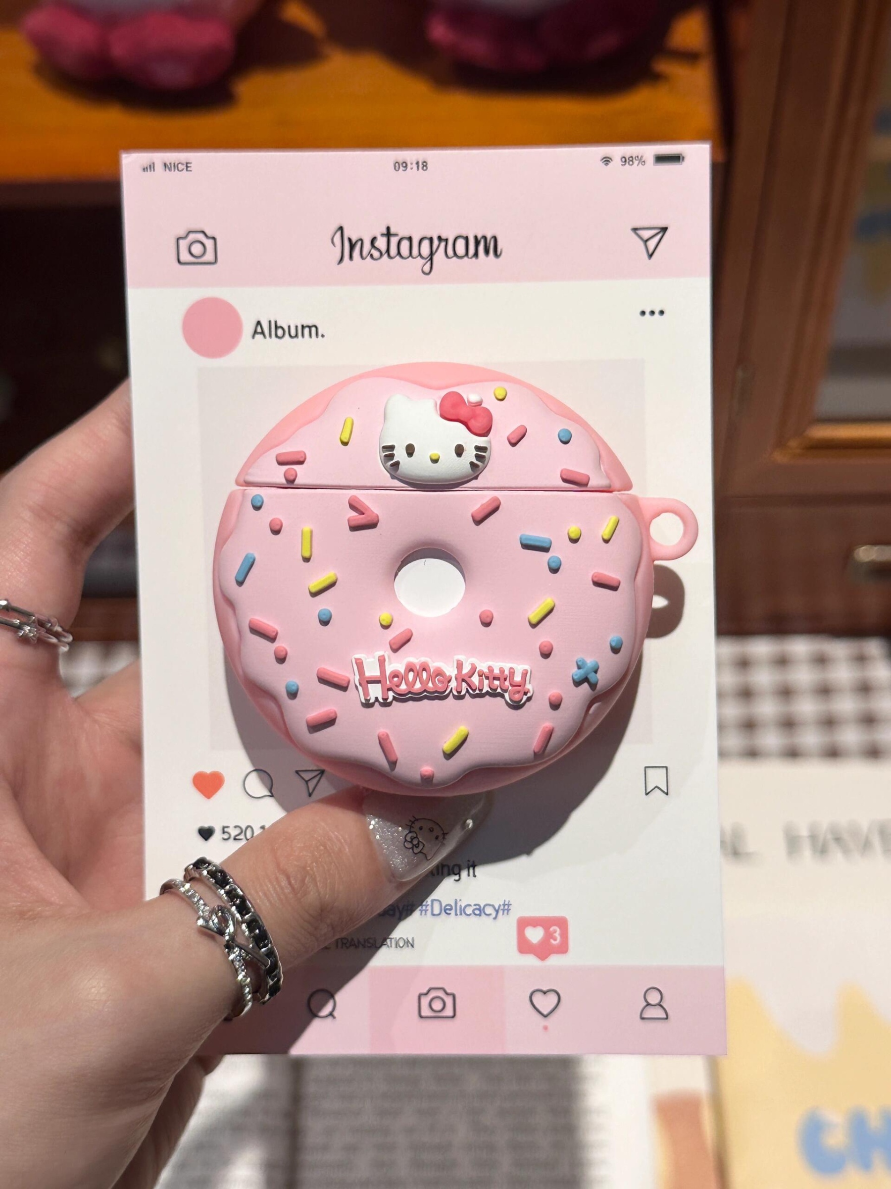 Hello Kitty AirPods Dount Case