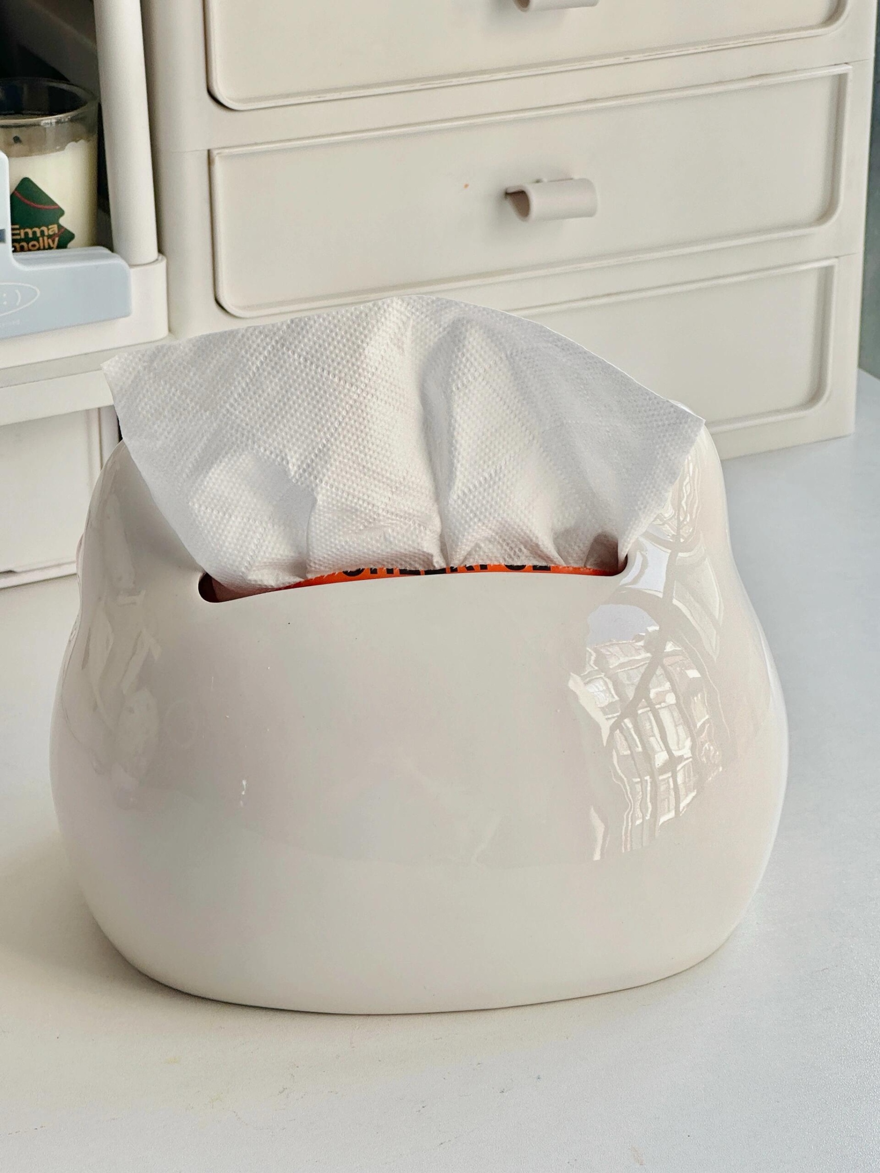 Hello Kitty Ceramic Tissue Box