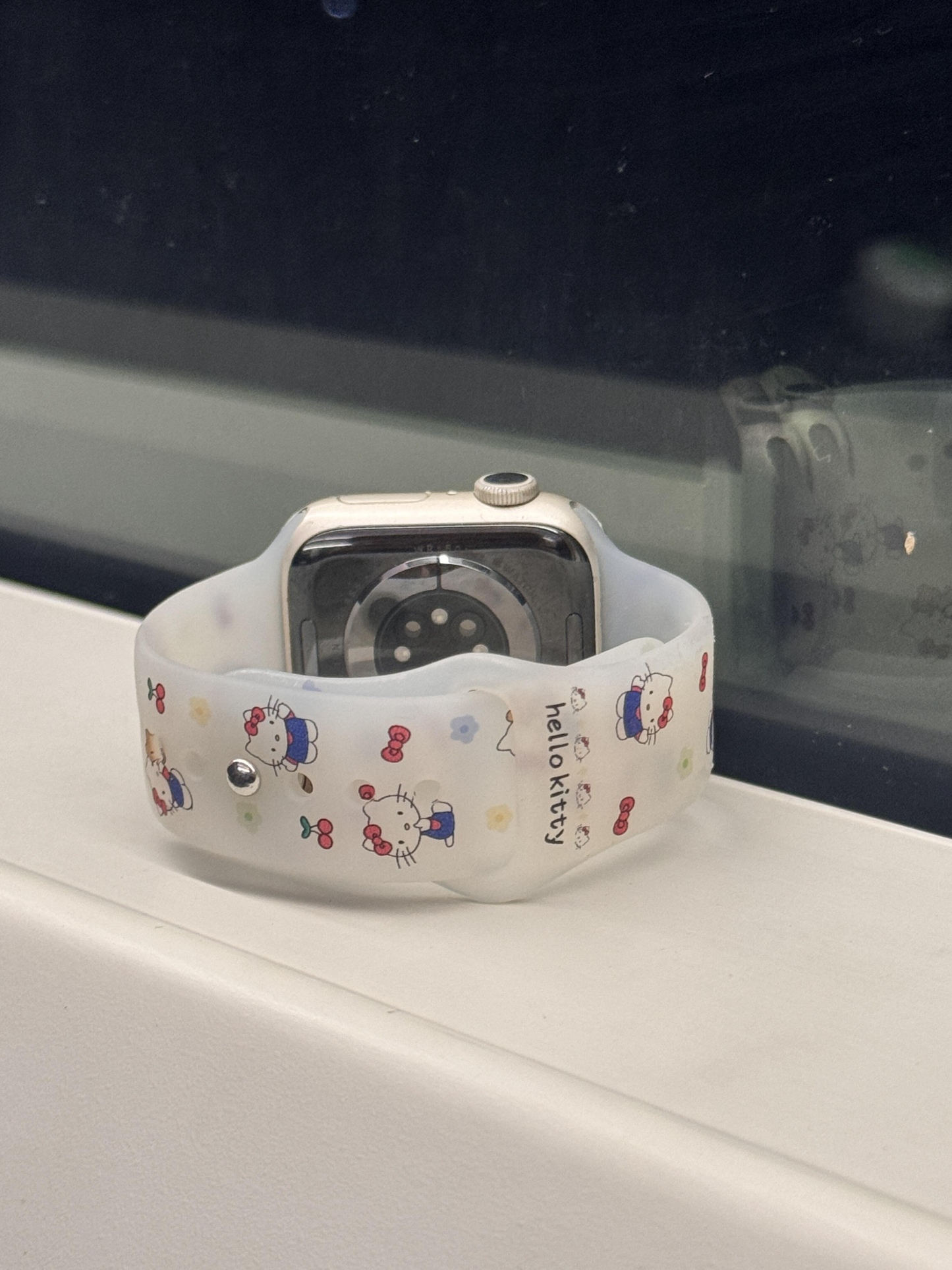 HK Apple Watch Transparent Matte Silicone Band