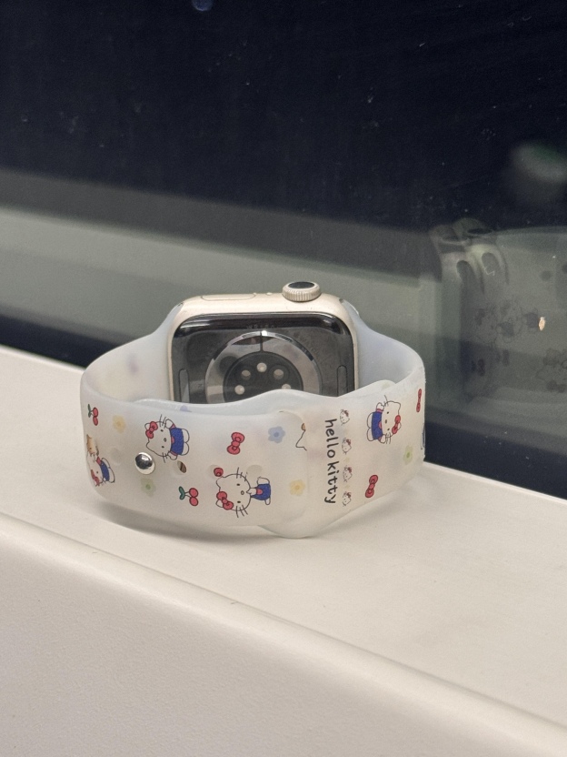 HK Apple Watch Transparent Matte Silicone Band
