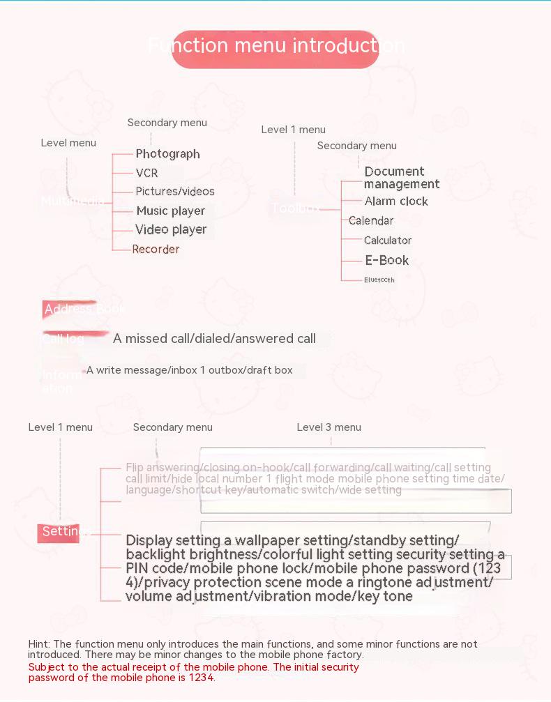 Hello Kitty Y2k Phone