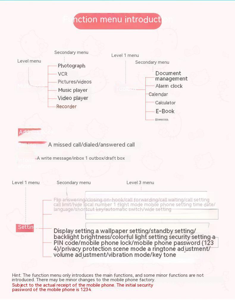 Hello Kitty Y2k Phone