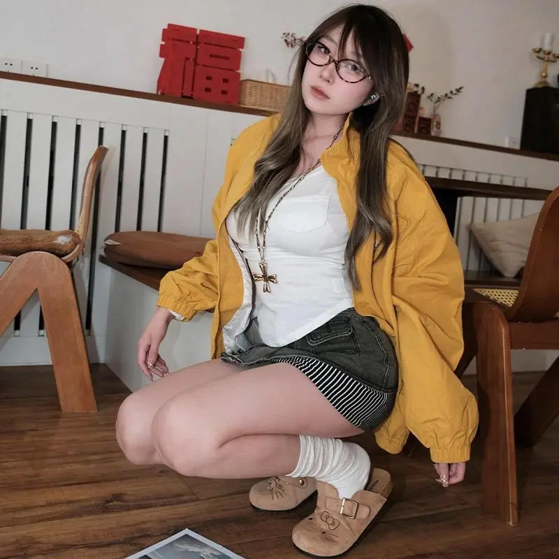 Black HK Hawaii Birkenstocks Women’s Summer Slides | Anti-Slip Cork Sole, Retro Platform Sandals, Cute Cartoon Dorm Room Footwear 01250303