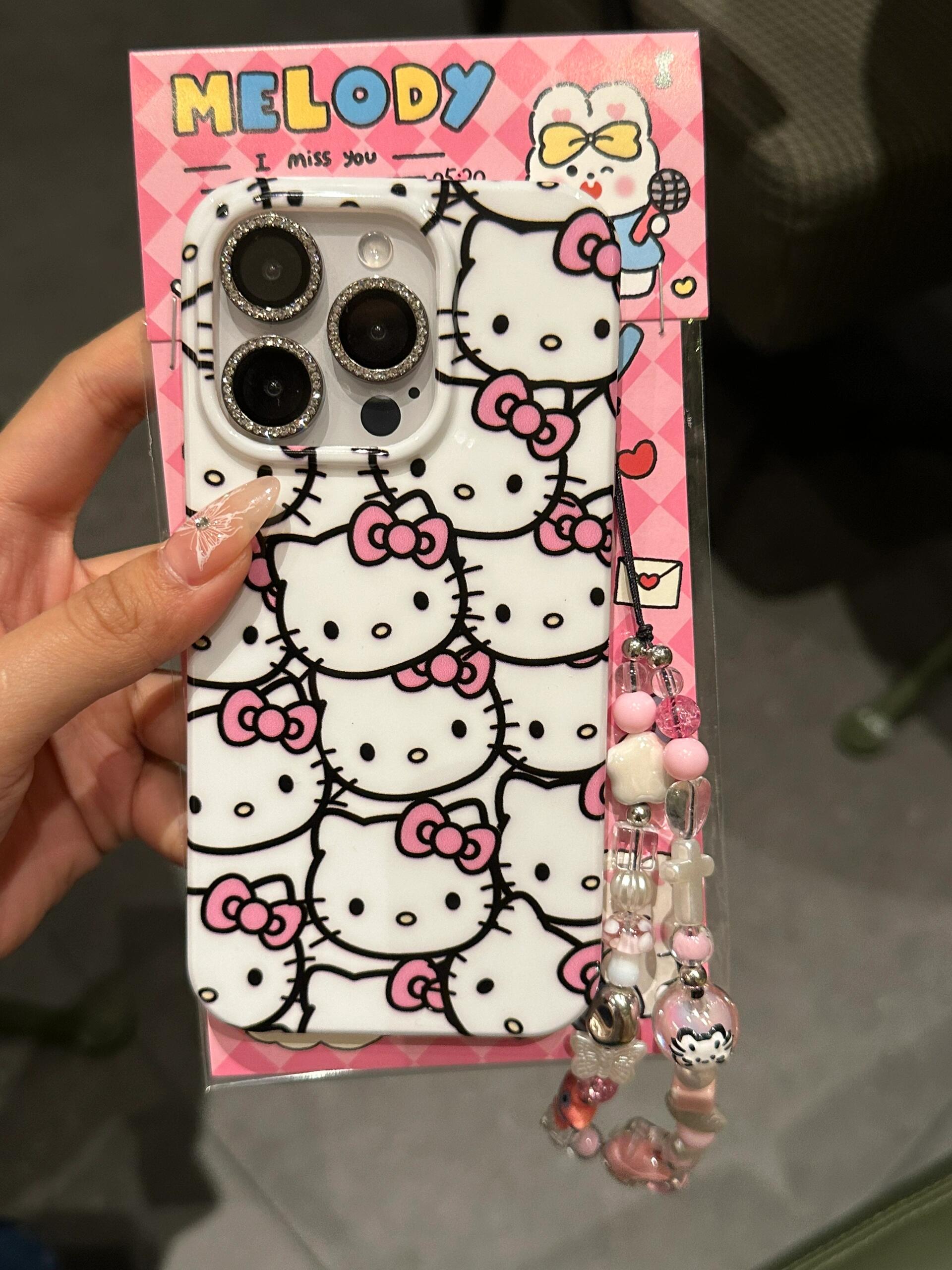 HK White Cute Kawaii Phone Case