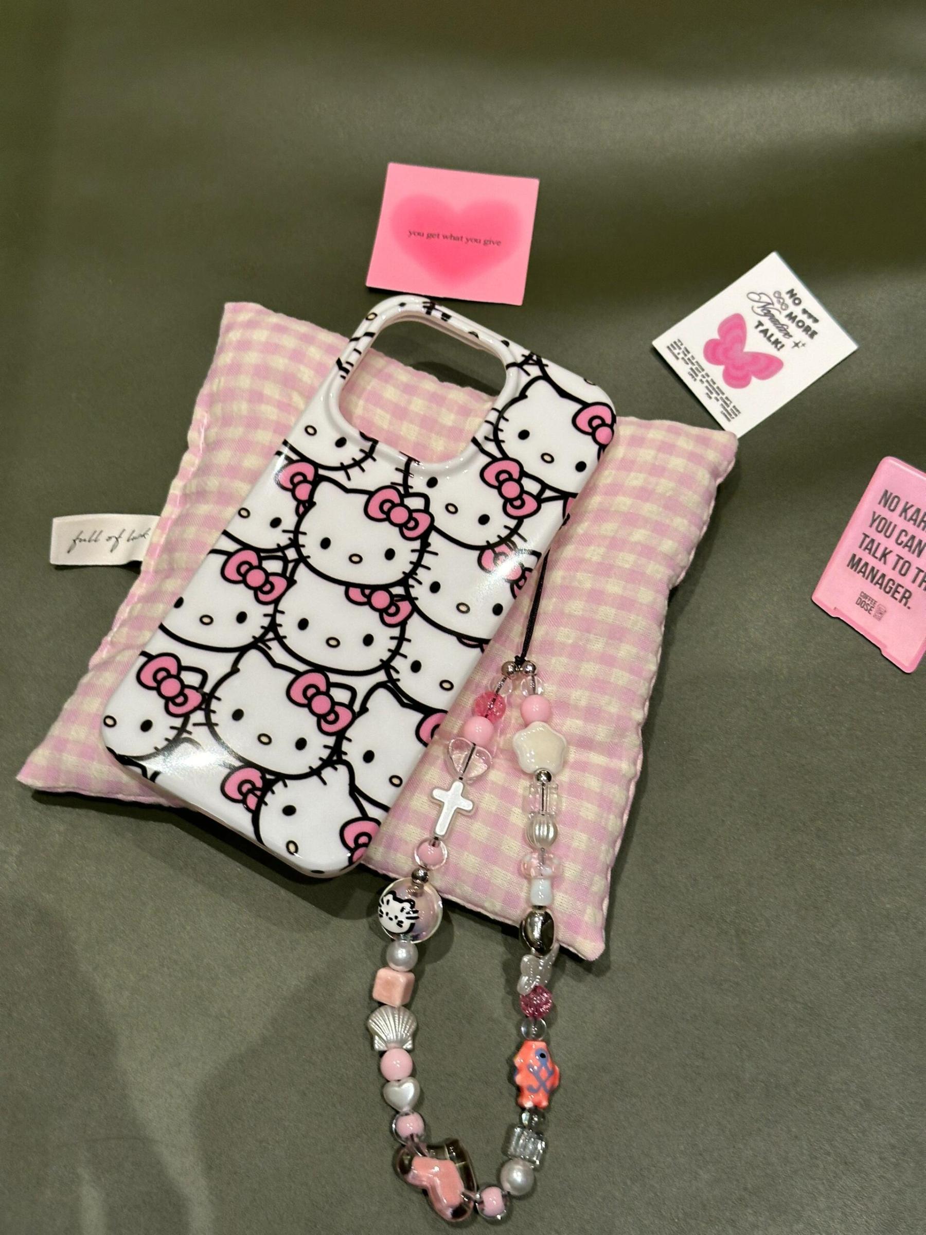 HK White Cute Kawaii Phone Case