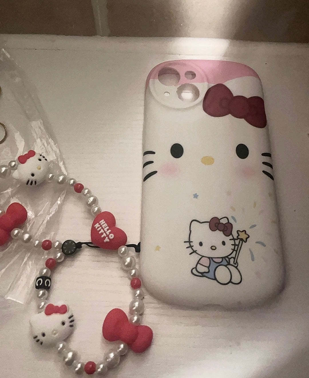 HK Magic Wand Phone Case with Charm 💖