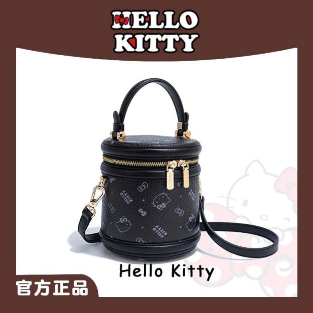 HK Bucket Handbag Hobo Crossbody Shoulder Bag with Double Metal Zipper-cutelalaco