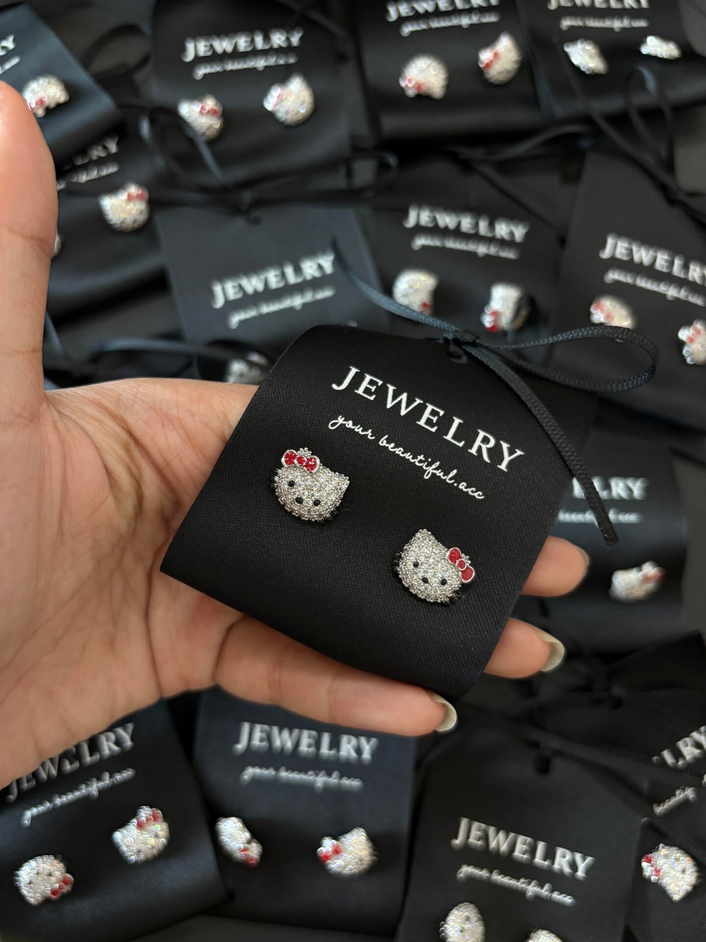 1 Pairs Stud Earrings Cubic Zirconia Sterling Silver Earrings Set