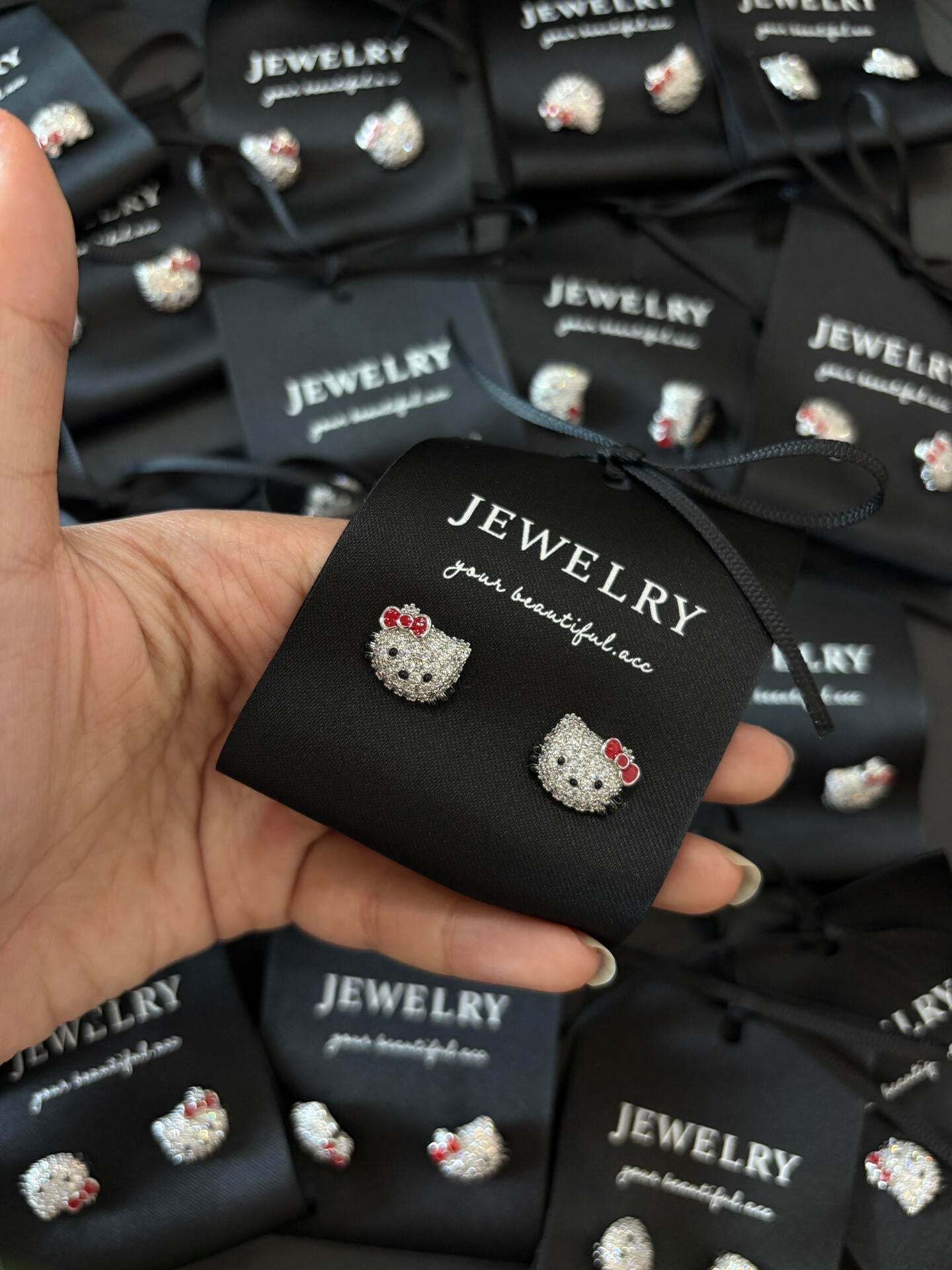 1 Pairs Stud Earrings Cubic Zirconia Sterling Silver Earrings Set