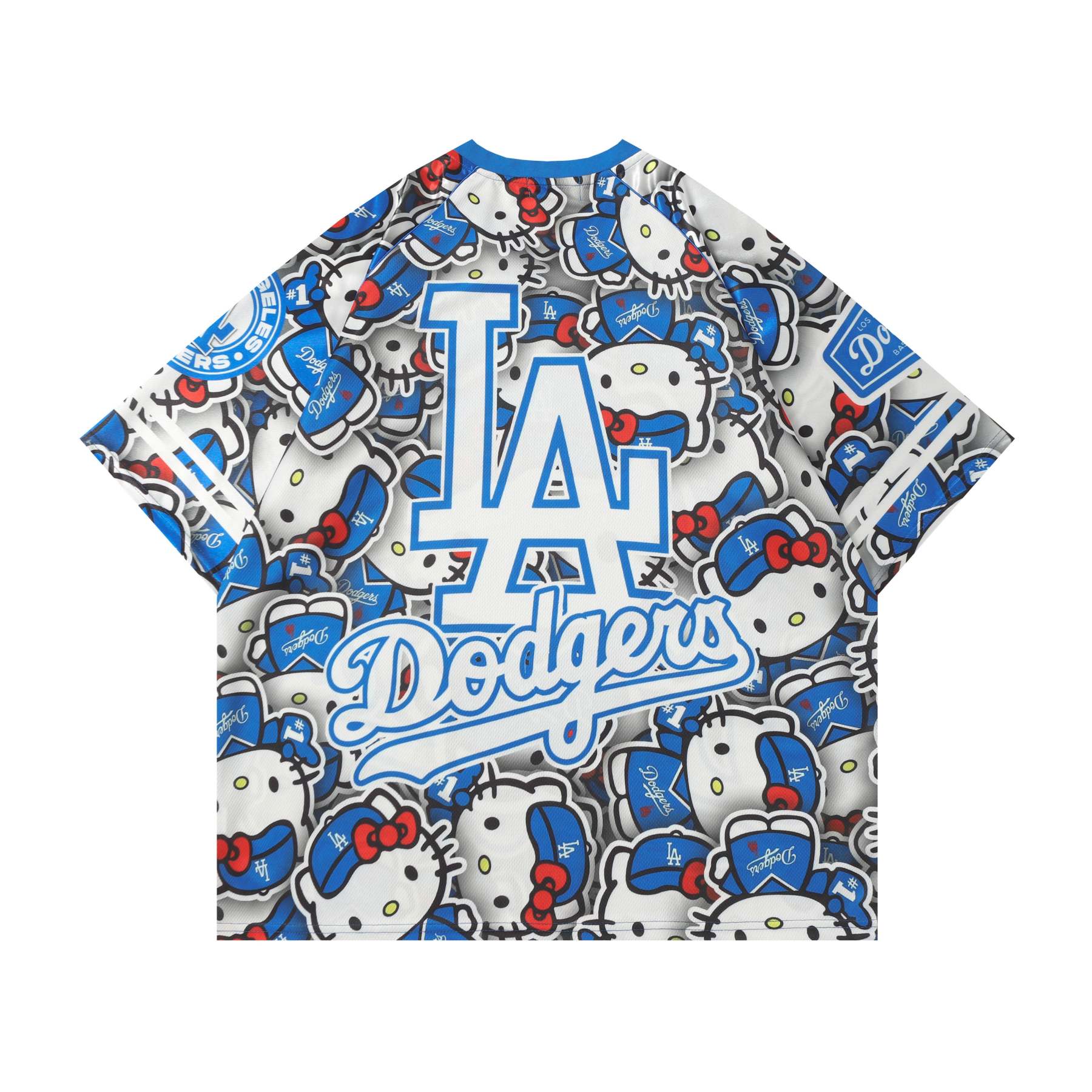 HK Cute Baseball Jersey Shirts Sports Uniform Summer Loose Short Sleeve Tops T-Shirts 02250502