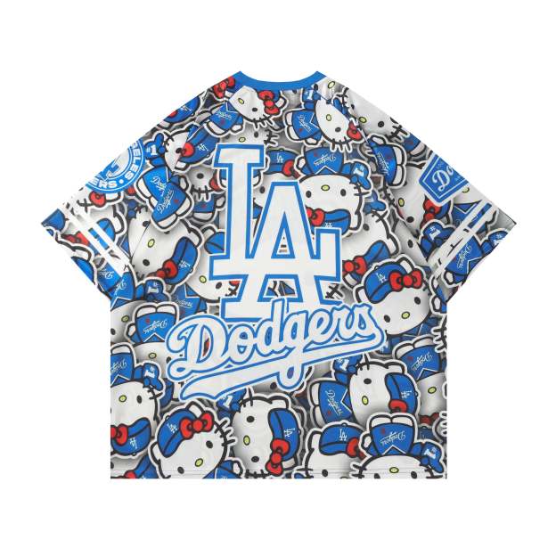 HK Cute Baseball Jersey Shirts Sports Uniform Summer Loose Short Sleeve Tops T-Shirts 02250502