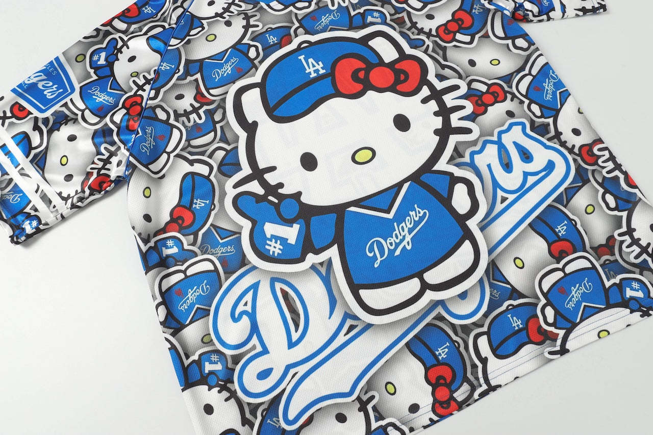 HK Cute Baseball Jersey Shirts Sports Uniform Summer Loose Short Sleeve Tops T-Shirts 02250502