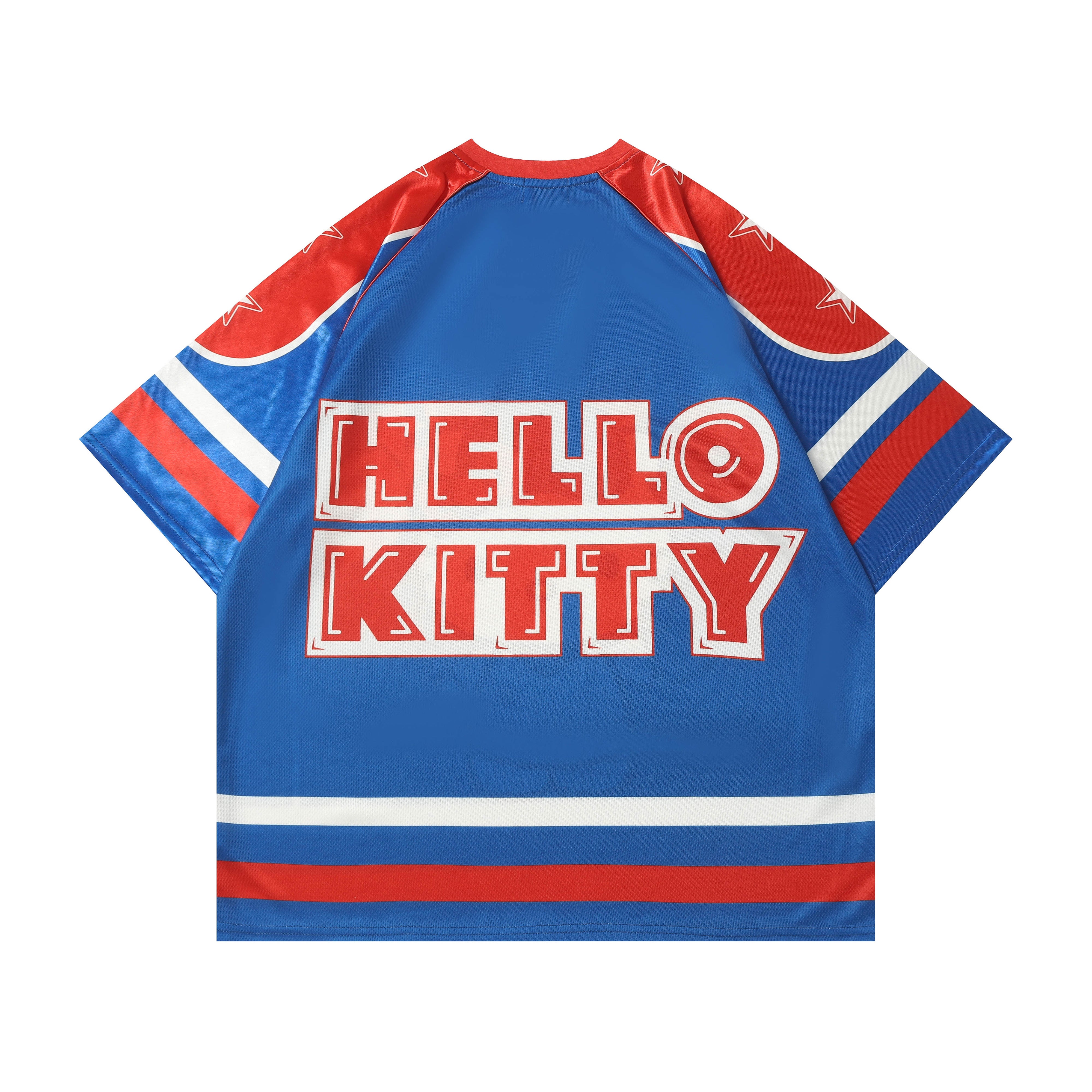 HK Cute Baseball Jersey Shirts Sports Uniform Summer Loose Short Sleeve Tops T-Shirts 02250502