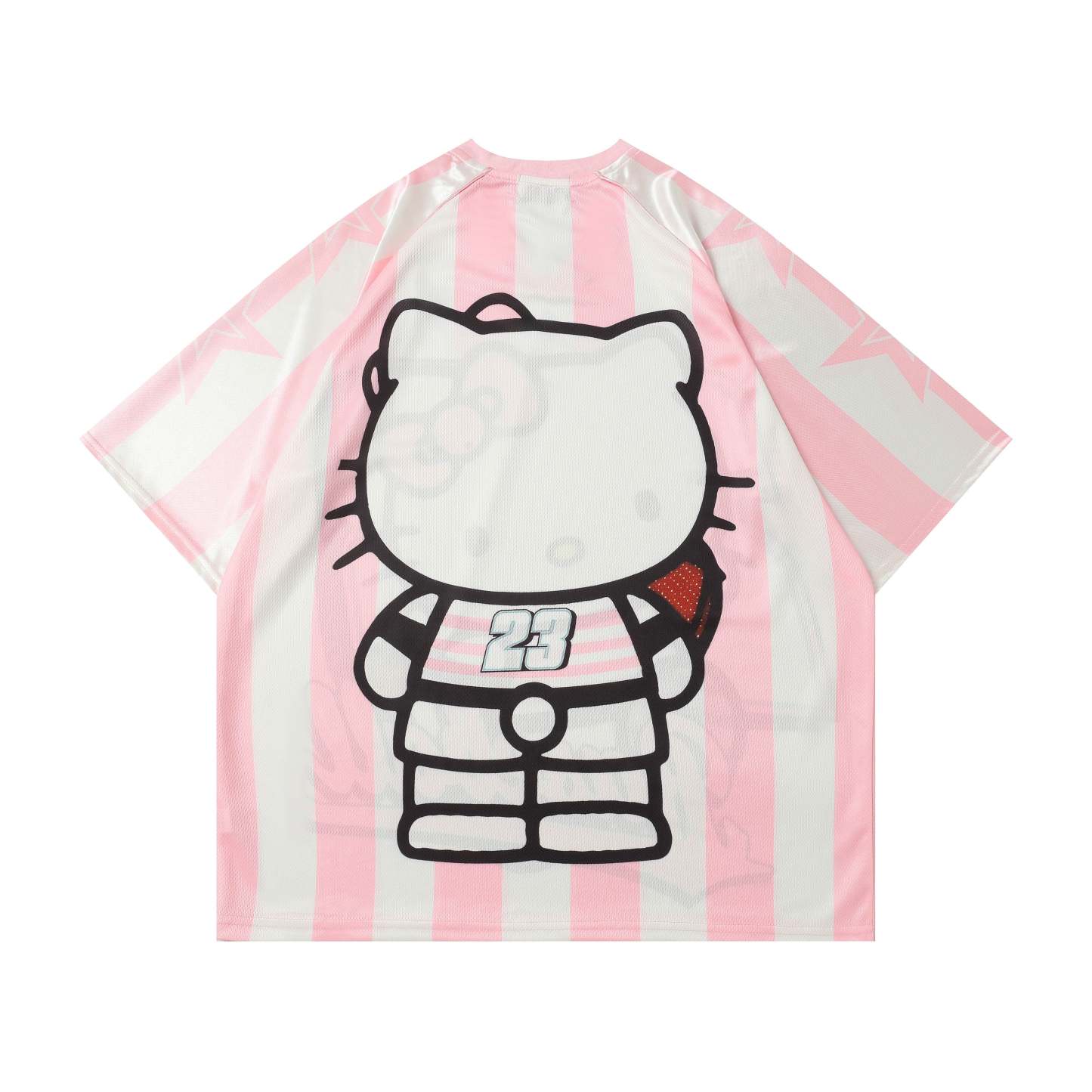 HK Cute Baseball Jersey Shirts Sports Uniform Summer Loose Short Sleeve Tops T-Shirts 02250502