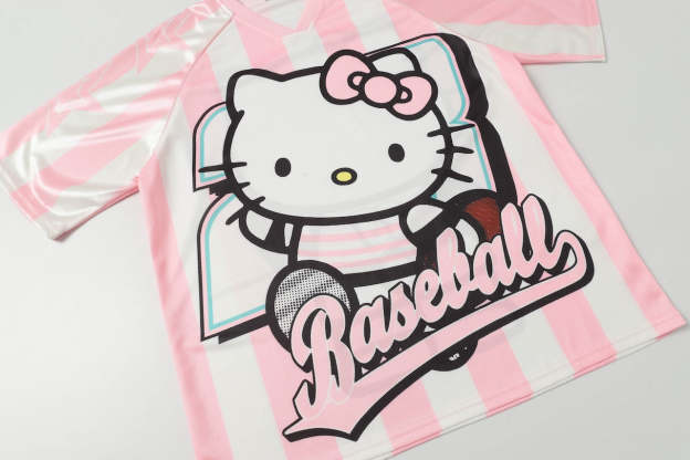 HK Cute Baseball Jersey Shirts Sports Uniform Summer Loose Short Sleeve Tops T-Shirts 02250502
