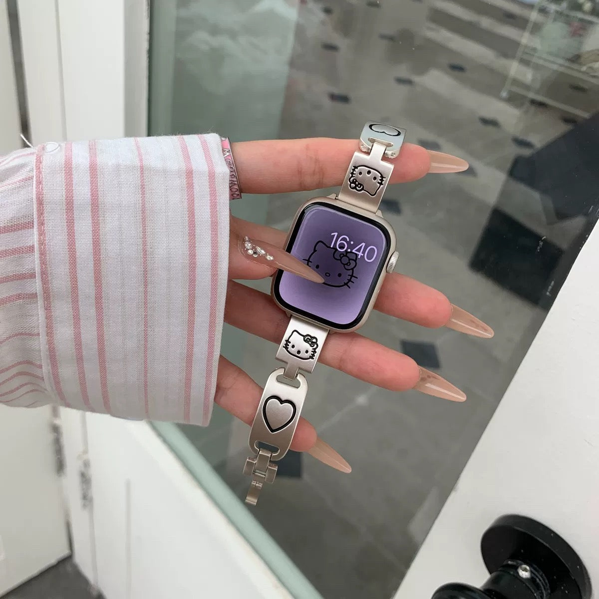 HK Apple Watch Band Jewelry Metal Strap Bands  for iWatch Series