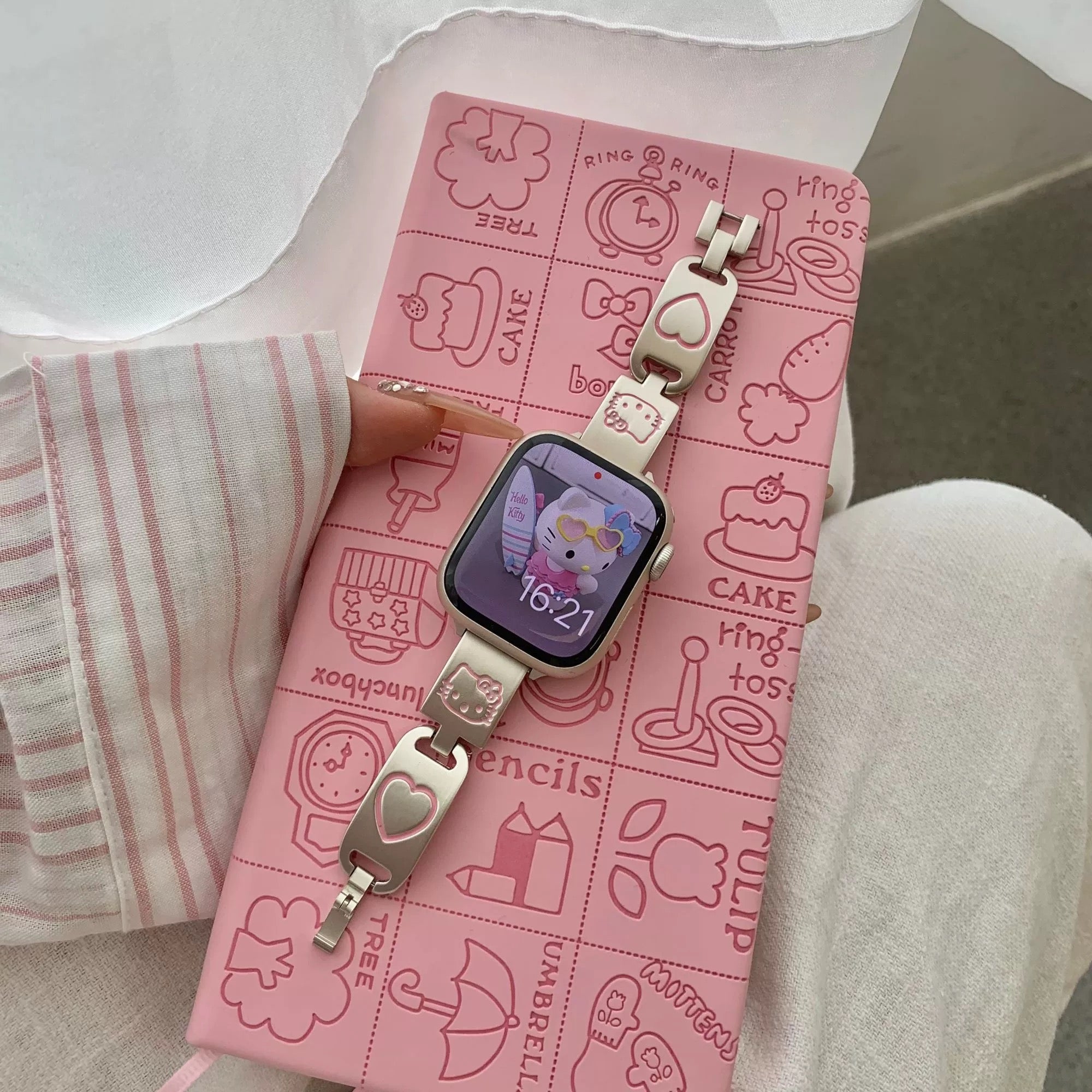 HK Apple Watch Band Jewelry Metal Strap Bands  for iWatch Series