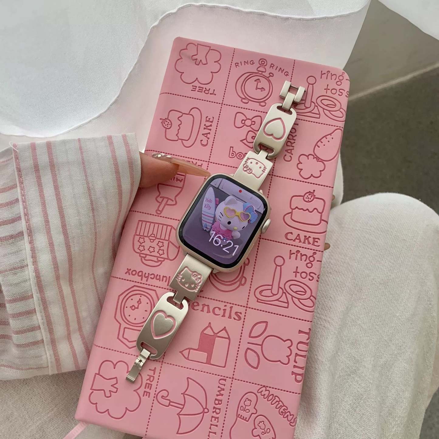 HK Apple Watch Band Jewelry Metal Strap Bands  for iWatch Series