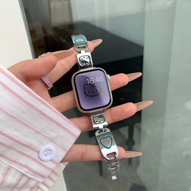 HK Apple Watch Band Jewelry Metal Strap Bands  for iWatch Series