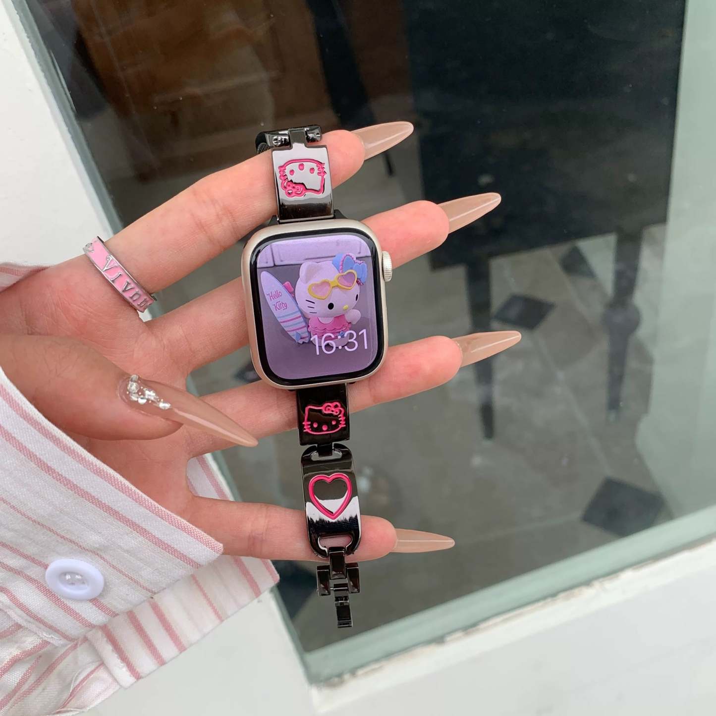 HK Apple Watch Band Jewelry Metal Strap Bands  for iWatch Series