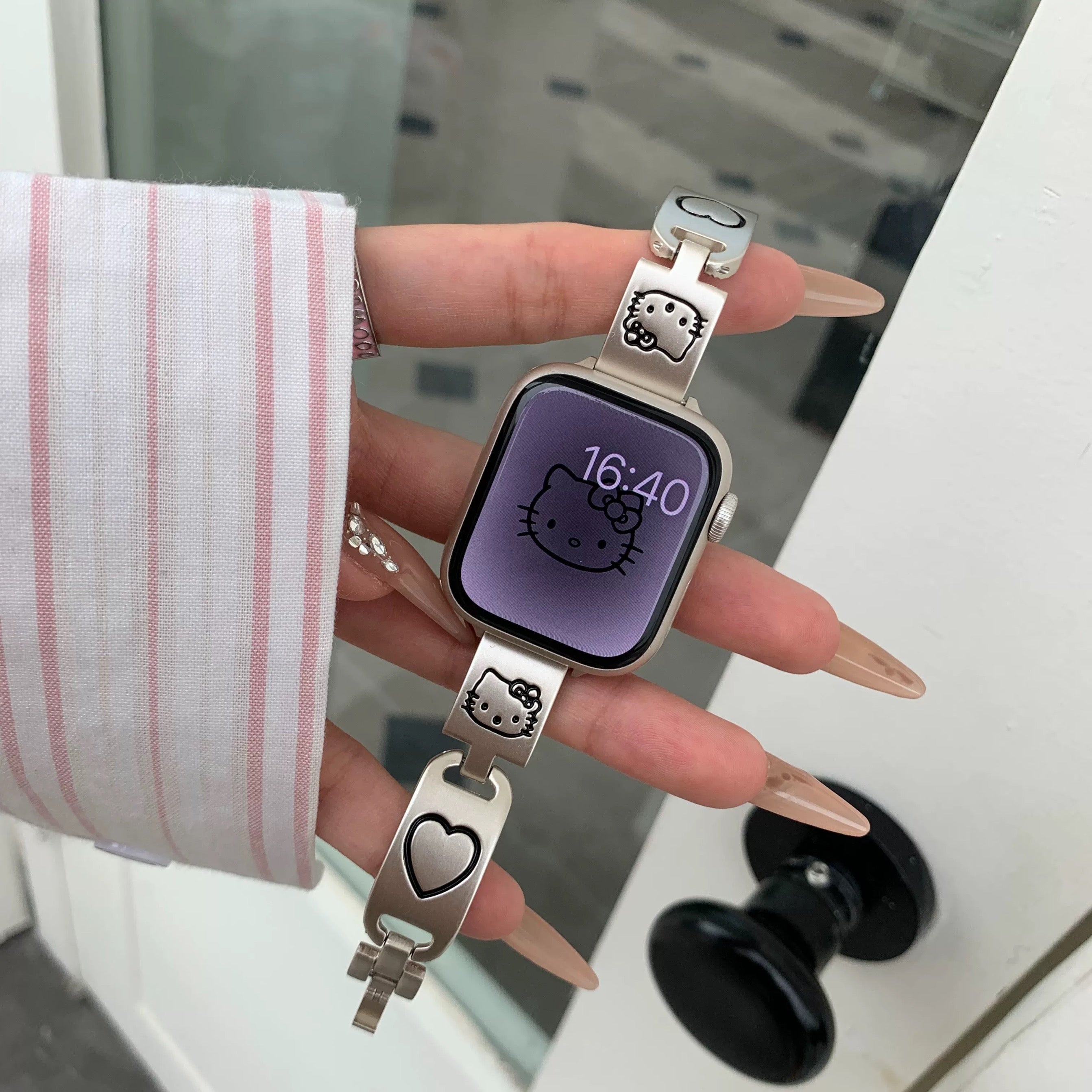 HK Apple Watch Band Jewelry Metal Strap Bands  for iWatch Series