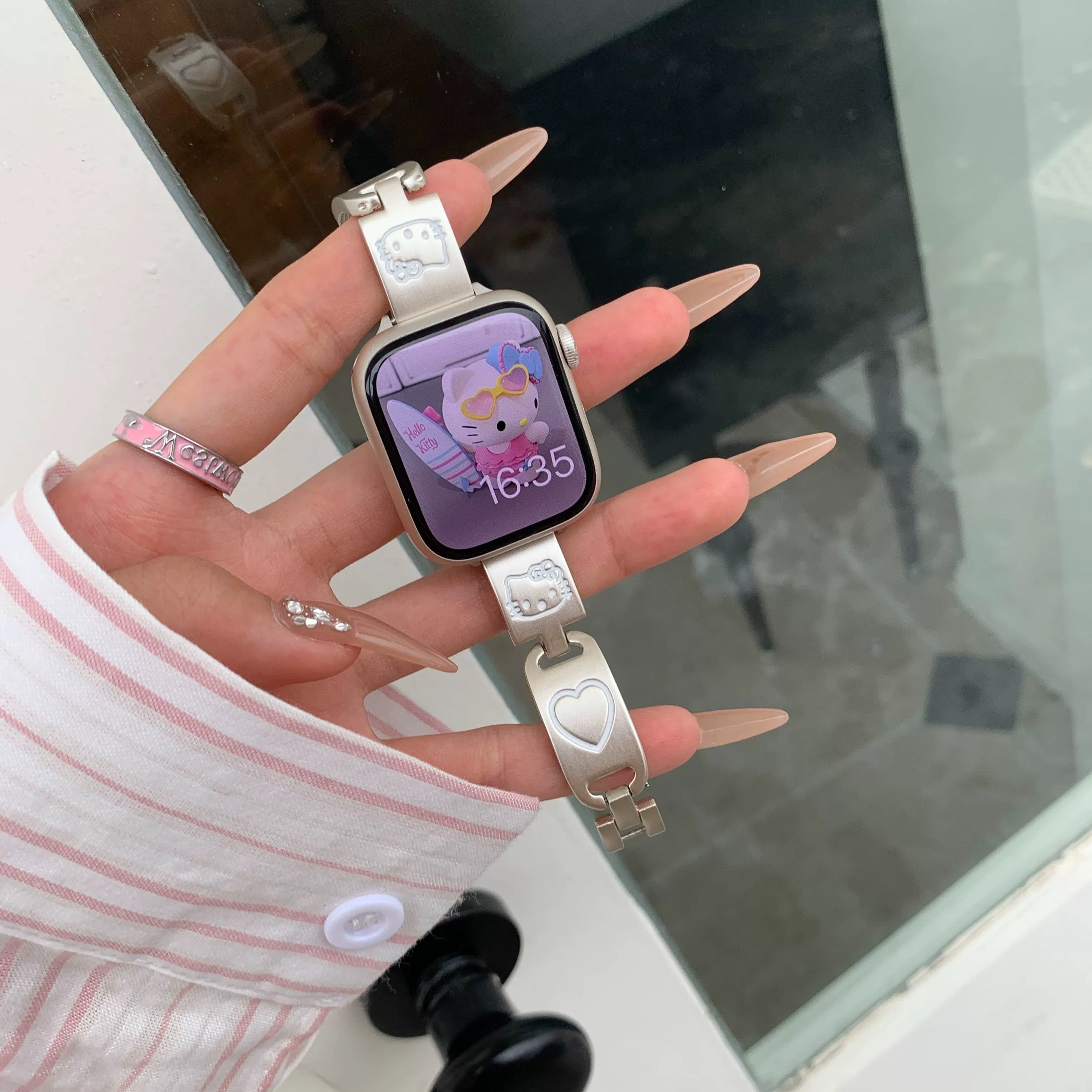 HK Apple Watch Band Jewelry Metal Strap Bands  for iWatch Series