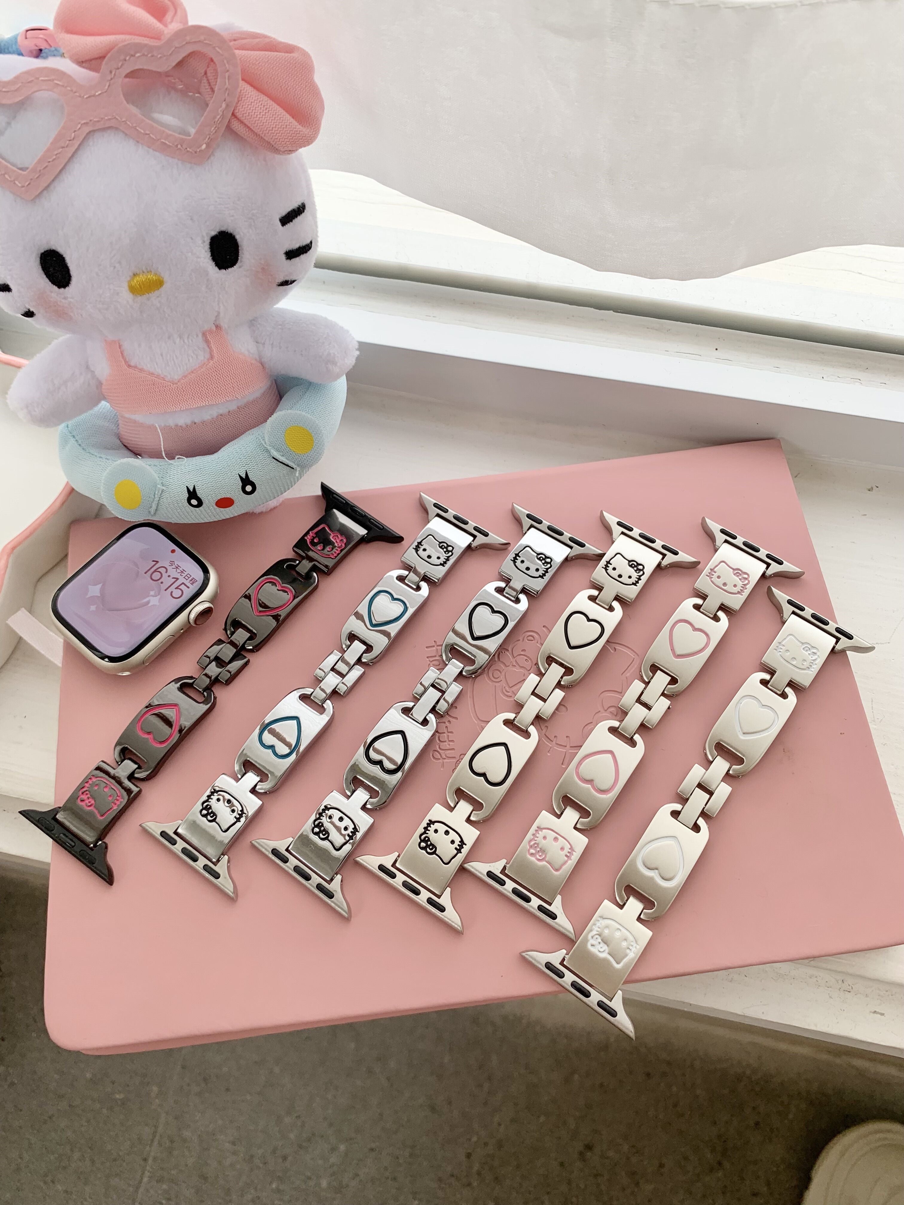 HK Apple Watch Band Jewelry Metal Strap Bands  for iWatch Series