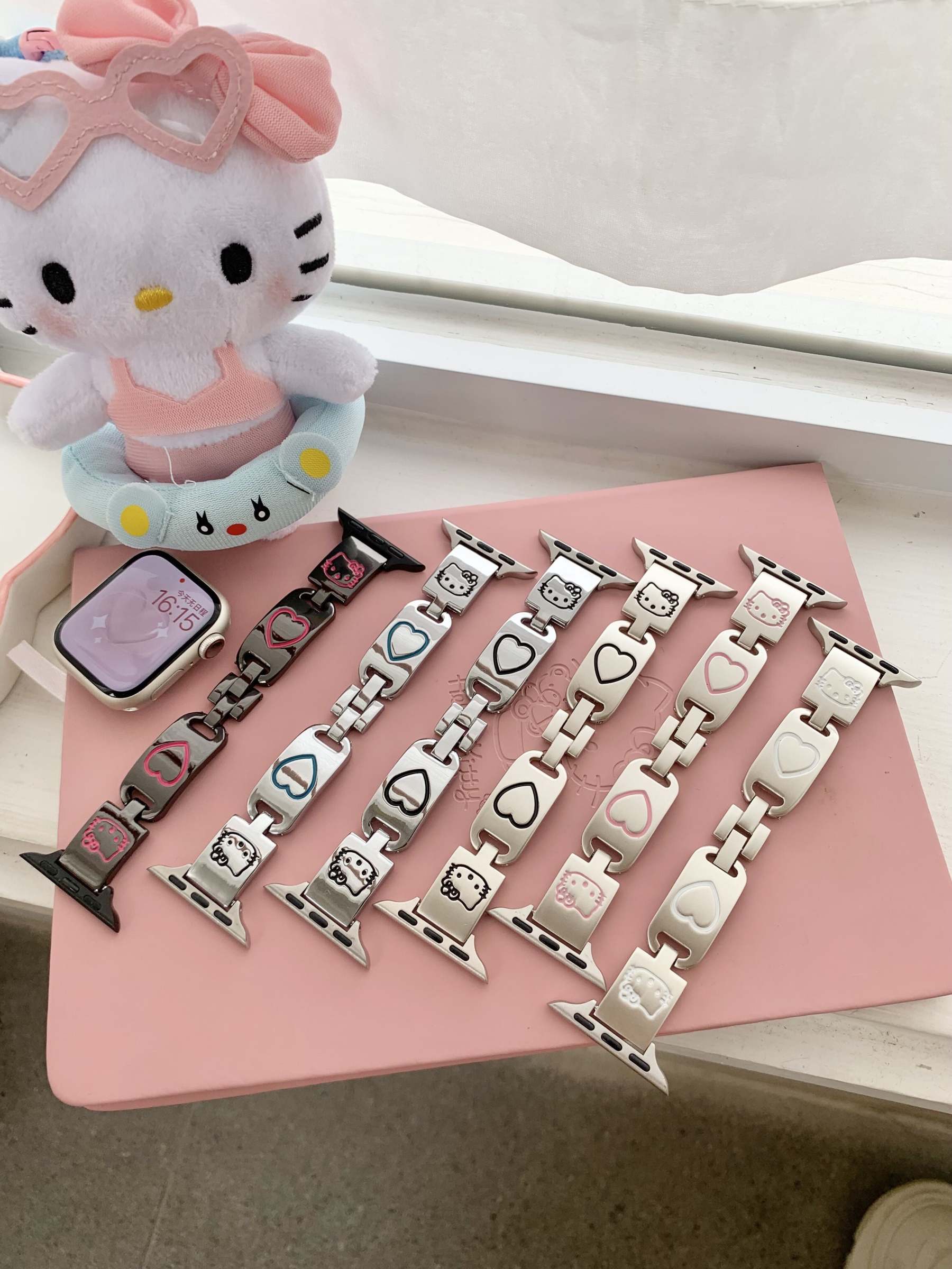 HK Apple Watch Band Jewelry Metal Strap Bands  for iWatch Series