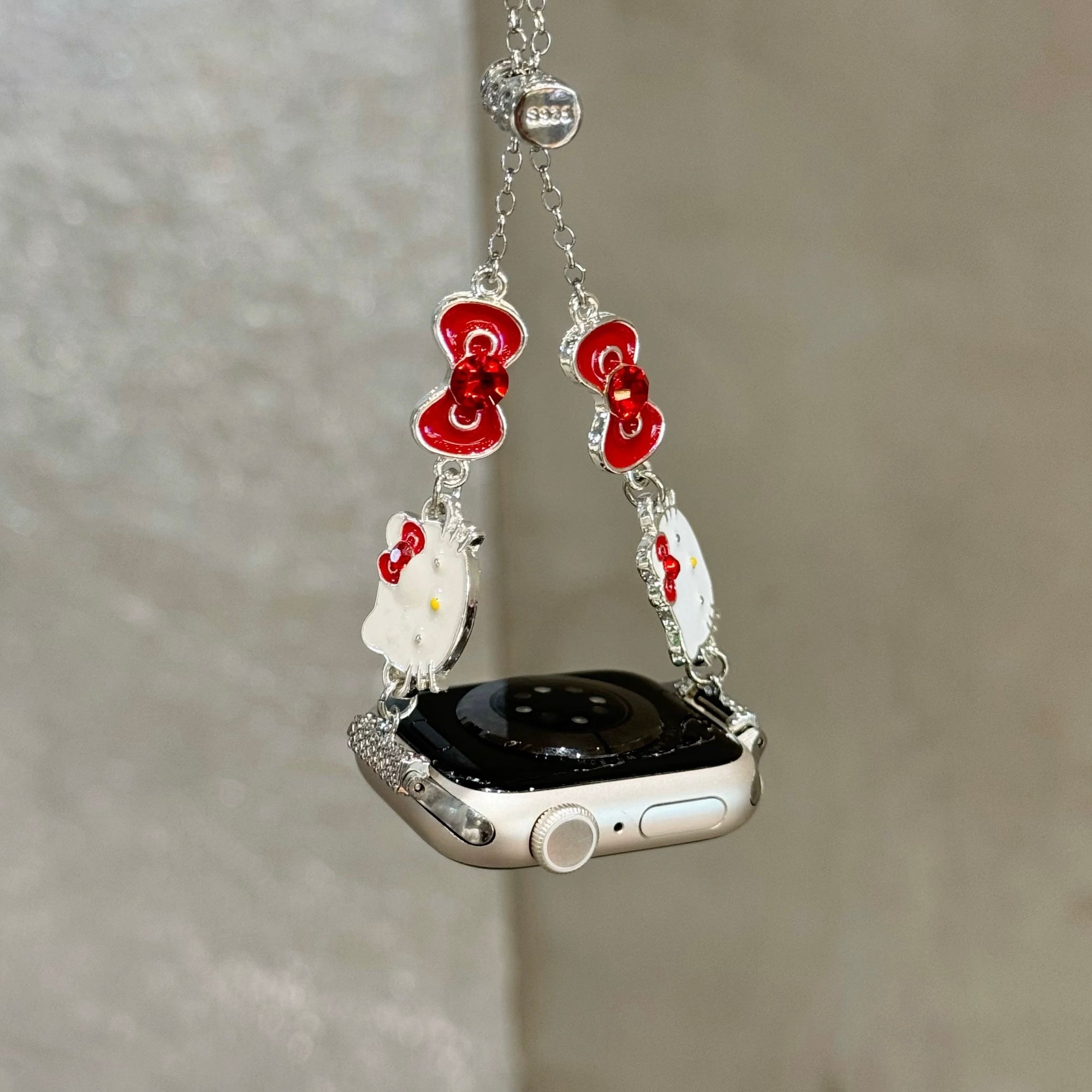 HK Charm Bracelet Adjustable Apple Watch Band Jewelry Metal Strap Bands  for iWatch Series