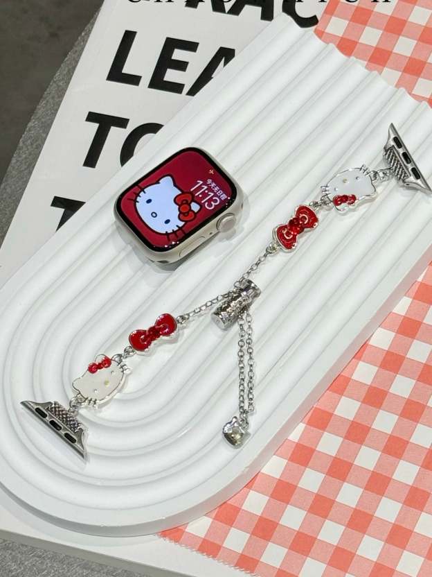 HK Charm Bracelet Adjustable Apple Watch Band Jewelry Metal Strap Bands  for iWatch Series